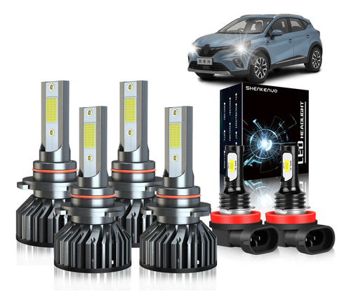 Kit De Focos Led Para Toyota Corolla 2011 2012 9005 9006 H11