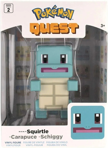 Muñeco De Vinilo Squirtle Pokemon Quest  Wct Premium