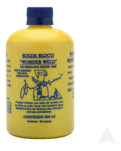 Solda Bloco Wonder Weld & Jamartin 500ml
