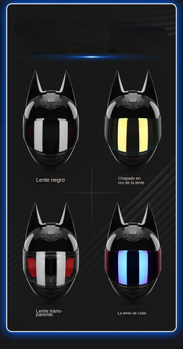 Casco De Moto Batman Con Orejas, Vienes A Salvar El Mundo | Cuotas sin  interés