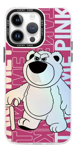 Funda De Oso De Fresa Para Apple 14promax/13pro