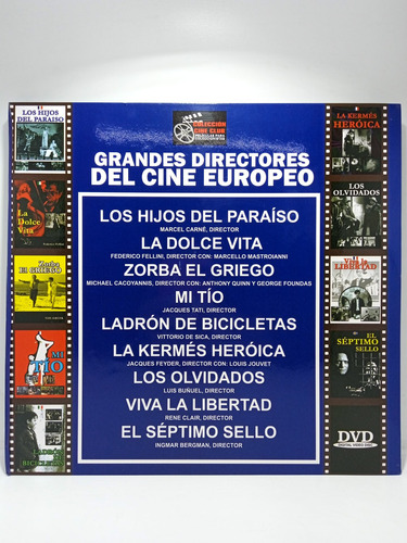 Imagen 1 de 6 de Grandes Directores Del Cine Europeo - Dvd - Colección Cine C