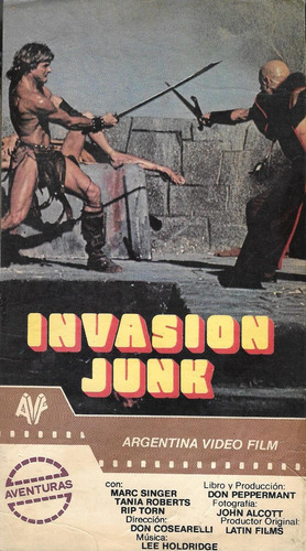 Invasion Junk Vhs The Beastmaster Marc Singer Tanya Roberts