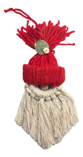 Gnomos Artesanal Navideños Para Colgar Macrame