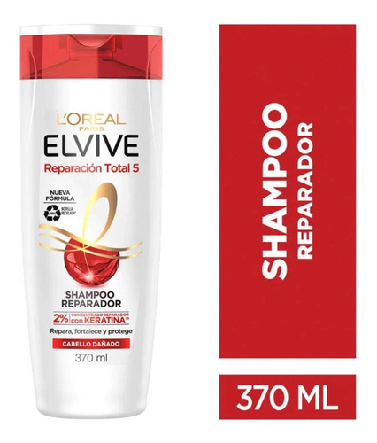 Shampoo Elvive Reparación Total 5 Formulado Con Bio-creamida