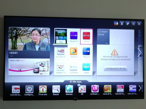 Imagen 1 de 10 de Tv 55 LG 3d Full Hd Modelo 55 Lm7600 - Lentes 3d Y Dual Play