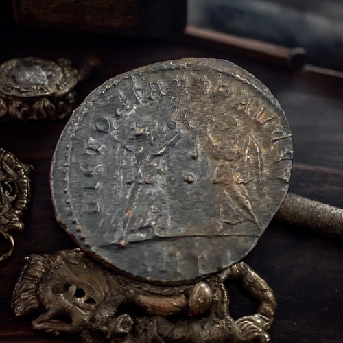 Moneda Antigu Romana Constantino Ii Dos Victorias 337-361 Dc (Usado)