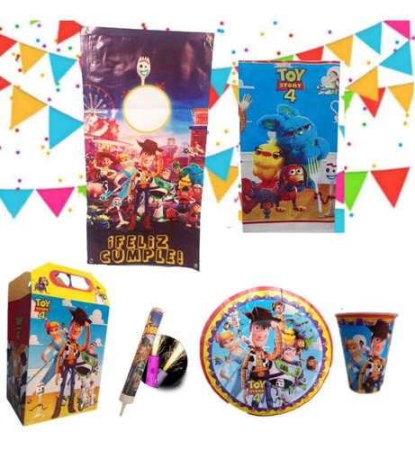 Toy Story Paq Fiesta Articulos 10 Niños Basico