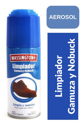 Limpiador Wassington Para Gamuza Y Nobuk