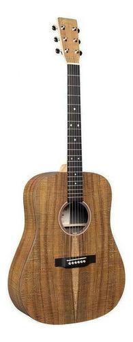 Guitarrra Electroacústica Martin X Series D-x1e Hpl- Koa Color Natural Orientación De La Mano Diestro