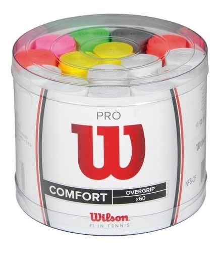 Cubre Grip Wilson Overgrip Para Raqueta Tenis Pack X60