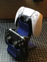 Comprar Suporte Duplo Controle 3d Ps3 Ps4 Ps5 Xbox One Xbox Series X Cor Azul
