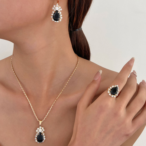 Set De Joyas Para Mujer Y Niña, Pulsera, Collar Y Pendientes