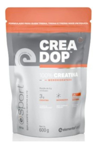 Creatina Monohidratada Creadop Refil 600g - Elemento Puro