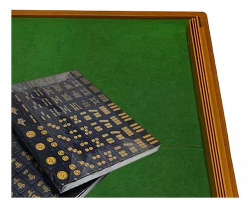 Jogo Mahjong Chinês Tradicional 144 Peças