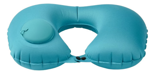 Kit Viaje Almohada Cuello Inflable Tapa Ojos Oídos Portátil