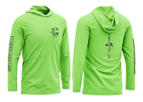 Remera Payo Secado Rápido  + Capucha Verde