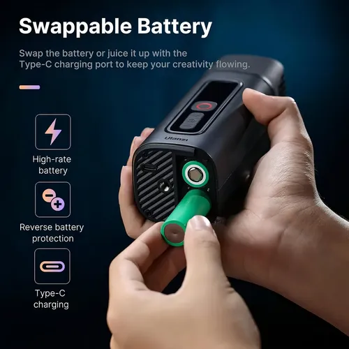 Máquina Portátil De Neblina Ulanzi Fm01 Filmog Ace Cor Preto