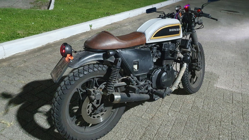 Cb 450 Custom - Customizada Cafe Racer - Branca