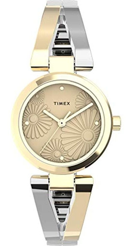 Reloj Timex De Moda Para Mujer Con Brazalete Elástico Floral