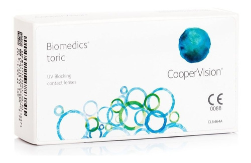 Lente De Contacto + Coopervision + Biomedic Toric Caja 3p