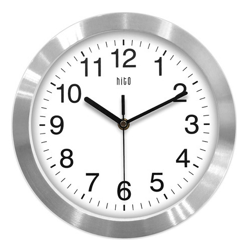 Reloj De Pared Silencioso Moderno Sin Tictac 10 Pulgadas