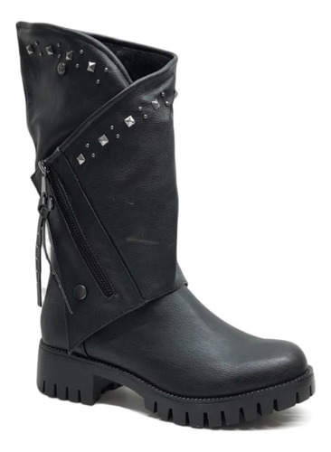 Botas Mujer Massimo Chiesa Invierno Cuero Veggie Moda Suela