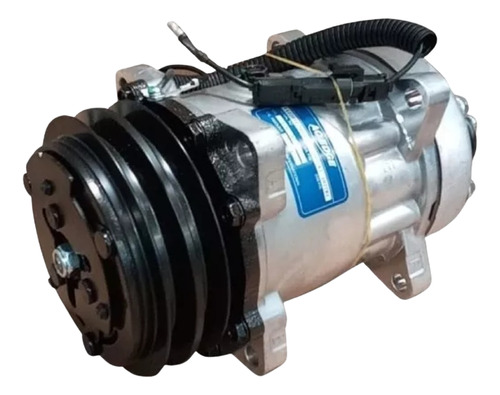 Compressor Jcb Sanden 7h15 12v Polia 2a Flex 4860 +adaptador