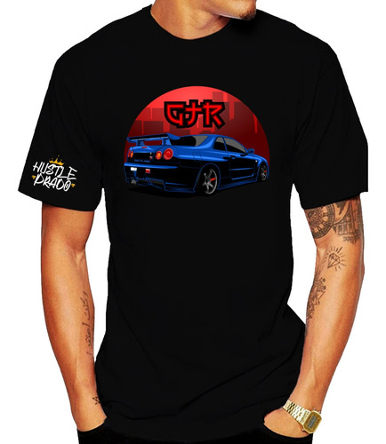 Playeras Hustle Prado Nissan Gtr #415