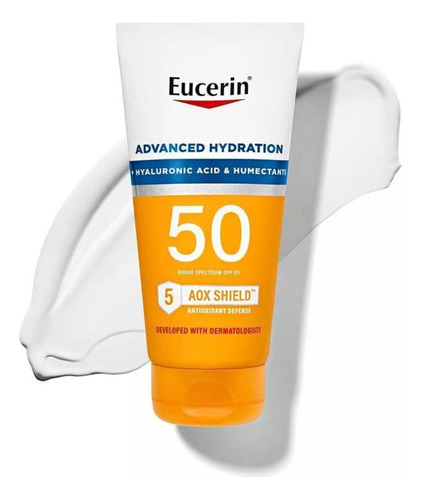 Eucerin Sun Advanced Hydration Spf 50 Sunscreen Lotion, 5 Oz