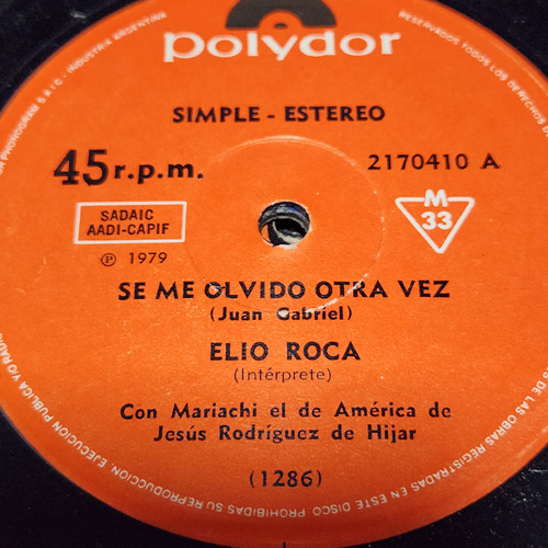 Simple Elio Roca Mariachi  De America Polydor C6