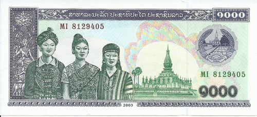 Laos 1000 Kip 2003