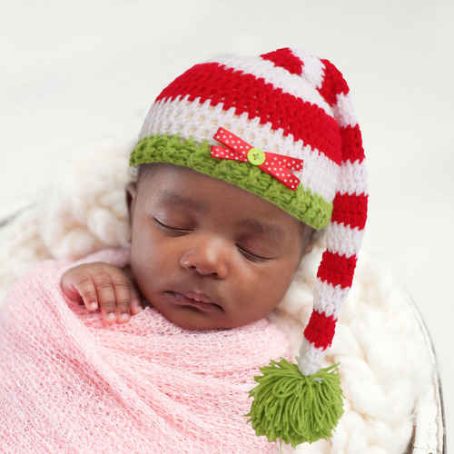 Gorro De Ganchillo Hecho A Mano Para Bebés Recién Nacidos, E