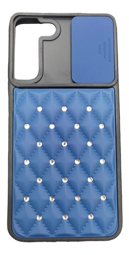 Case Protector Cubre Cámara Con Brillo Para Galaxy S22 Pro