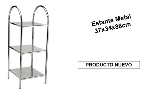 Estante Metal 37x34x86 Cm-producto Nuevo