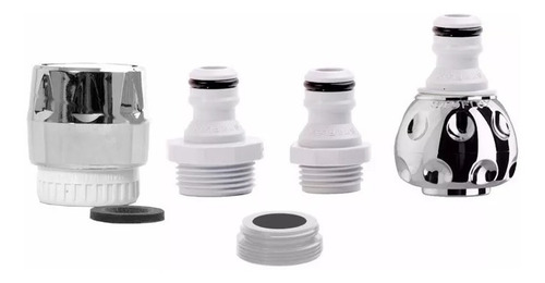 Adaptador Aquaflex Para Canillas Monocomando, Grifos Y Lavarropas