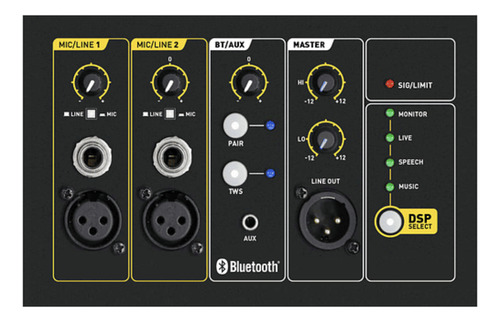 Caja Acustica Activa Skp-q12 Mkii 130db Spl