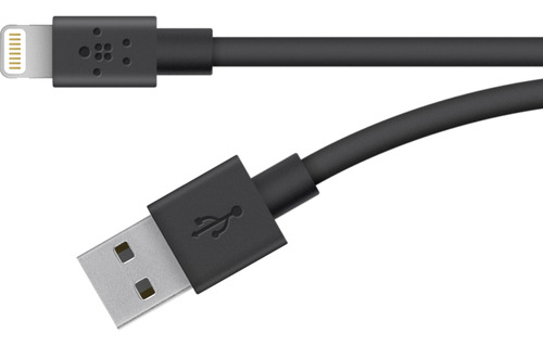 Cable De Carga Y Sincronización Usb A A Lightning 2m Negro