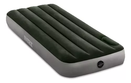 Colchon Inflable Con Inflador Downy Airbed 76 X 191 Intex Mm