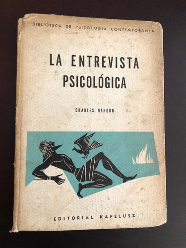 Libro La Entrevista Psicológica - Charles Nahoum - Oferta