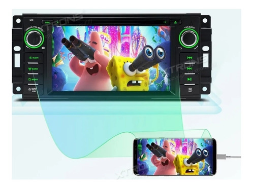 Imagen 4 de 5 de Estereo Android 4g+64g Jeep Chrysler Dodge Ram Patriot Gps H