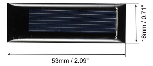 Minitpanel Solar Meccanixity De 0,5 V, 160 Ma, 008 W, 53 Mm