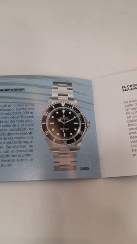 Manual De Reloj Rolex Submariner (Usado)