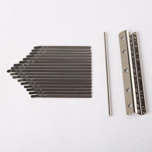 4 Steel 17 Note Thumb Piano Bridge Set Para De La Música