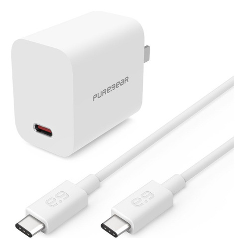 Cargador De Pared + Cable Pure Gear Lightspeed /usb-c De 20w