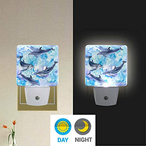Luz Nocturna Led Con Sensor De Atardecer A Amanecer