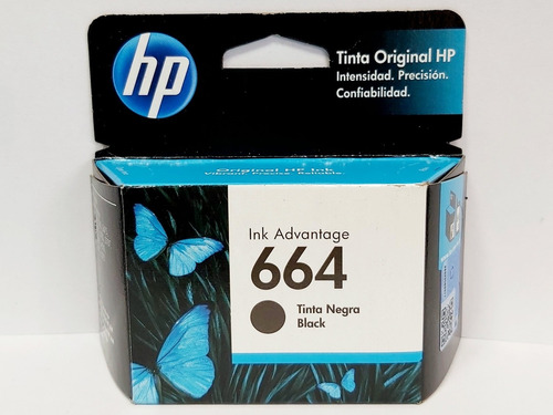 Cartucho De Tinta Hp N° 664 Black