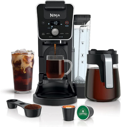 Máquina De Café - Ninja Cfp201 Dualbrew System 12 Tazas