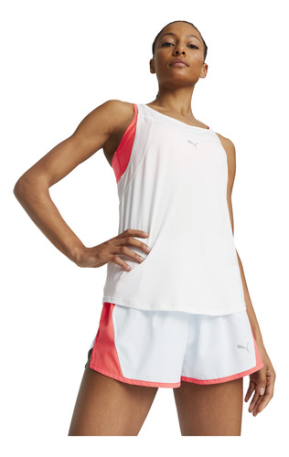 Musculosa Puma Cloudspun Mujer Running Blanco