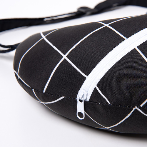 Almofada De Dormir Para Carro Com Almofada Para Queixo H Cor Preto Grid